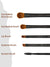 10Pcs Makeup Brushes Set Smooth Soft Eyeshadow Foundation Blending Concealer Comestics Tool Professional - Ahaselected