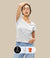 2 Pcs AHA Finer Materials Silk Mixed Scoop Neck T-Shirt - AhaAha