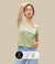2 Pcs AHA Finer Materials Silk Mixed Scoop Neck T-Shirt - AhaAha