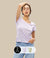 2 Pcs AHA Finer Materials Silk Mixed Scoop Neck T-Shirt - AhaAha