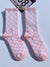 100% Cotton Plaid Crew Socks - AhaAha