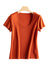 Aha Comfy Natural Materials Scoop Neck Sculpt  Top - AhaAha