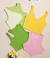 4 Pcs Patchwork Vests - AhaAha