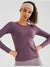 2ND-SKIN Women Slim Classic Workout Skinny T-Shirt Sports Tee - AhaAha