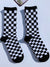100% Cotton Plaid Crew Socks - AhaAha