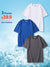 3 Packs Ultra Cool Round Neck Solid Loose T Shirt - AhaAha