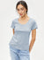 2 Packs AHA COMFY Silk Mixed Scoop T-shirt - AhaAha