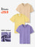 3 Packs Round Neck Short Sleeve Loose Unisex T Shirt - AhaAha