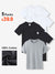 5-Pack 100% Cotton Women's T-Shirt Short-Sleeve Tee Men - AhaAha