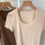 3 Packs The Utral Soft Short-Sleeve Ribbed Crew Neck Tee - AhaAha