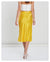 100% Mulberry Silk Bias Cut Silk Mermaid Skirt - AhaAha
