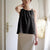 Linen French Halter Sleeveless Tie Loose Slim Top - AhaAha