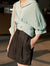 Linen Cotton Niche Wide-Leg High-Waist Casual Shorts - AhaAha