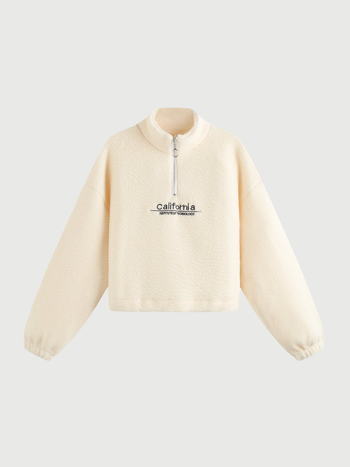 1/4 Zip Polar Fleece Sweatshirt - AhaAha