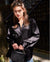 100% Mulberry Silk Loose Slouchy Long-Sleeved Shirt - AhaAha