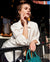 100% Mulberry Silk Loose Slouchy Long-Sleeved Shirt - AhaAha