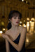 100% Silk V Neck French Vintage Camisole Top - AhaAha