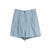 Linen Cotton Niche Wide-Leg High-Waist Casual Shorts - AhaAha