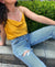 100% Silk Sling Outer Wear Small Sling - AhaAha