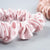 4 Packs AHA Fine Material 1cm Medium Washable  Soft Silk  Scrunchie - AhaAha