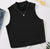 4 Packs Pit-Striped Ribbed Slim Versatile Knitted Vest Sets - AhaAha