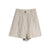 Linen Cotton Niche Wide-Leg High-Waist Casual Shorts - AhaAha