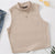 4 Packs Pit-Striped Ribbed Slim Versatile Knitted Vest Sets - AhaAha