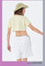 All-Match Cropped T-Shirt - AhaAha
