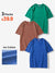 3 Packs Ultra-Cool Crew Neck Oversize T-Shirt - AhaAha